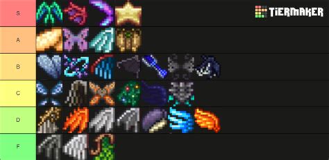 wings terraria|Terraria 1.4 Wings Guide! (and how to get them, worst to best tier .